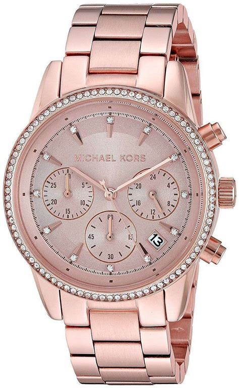 michael kors watches flowers for women|michael kors diamond watch women's.